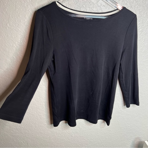 Talbots Black Long Sleeve Shirt - Picture 5 of 5